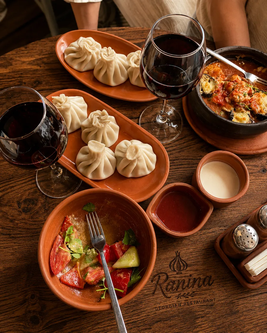 Georgian wine at Ranina
